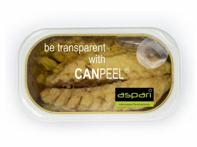 Transparent Food Can