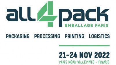 21-24 de noviembre de 2022 - Paris Nord Villepinte, ALL4PACK