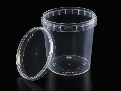 Поліпропіленовий посуд - 420 ml, Ø 93 mm